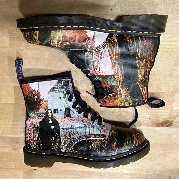 Dr. Martens Black Sabbath Limited Edition 1460 Lace-up Combat Boots - Picture 4 of 15